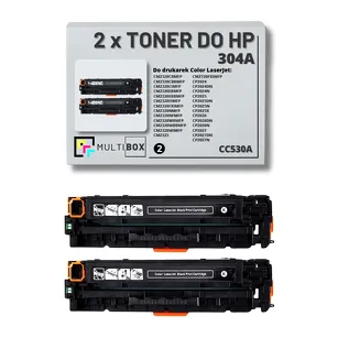 2-PAK Multibox Toner do HP 304A BLACK CC530A zamiennik