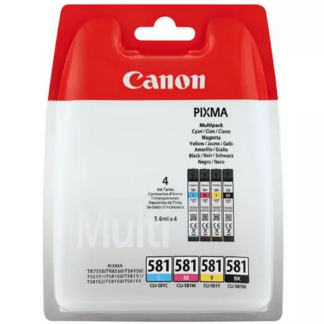 Canon oryginalny tusz CLI581 2103C004 black / cyan / magenta / yellow 4-pak