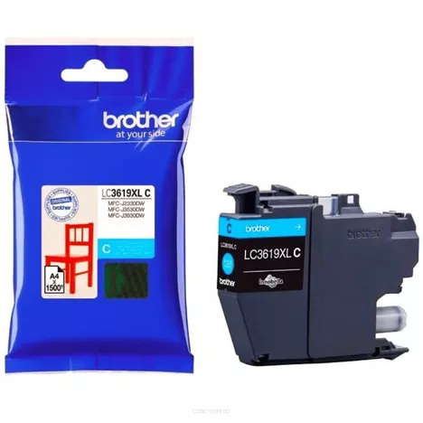 BROTHER tusz LC3619XLC oryginalny cyan 1500 stron