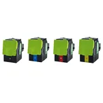 4-PAK Multibox Toner do LEXMARK CS317 CX317 71B20 CMYK 3.0K/3x2.3K zamiennik - 3