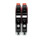 2-PAK Multibox Tusz do CANON CLI551BKXL black zamiennik - 2