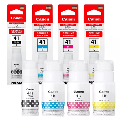 CANON tusz GI41S oryginalny black / cyan / magenta / yellow 4-pak 70ml + 3x40ml