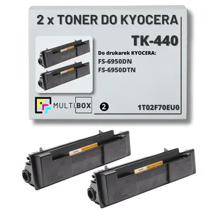 2-pak Toner do KYOCERA TK-440 1T02F70EU0 FS6950 2x15.0K Multibox zamiennik