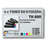 4-PAK Multibox Toner do KYOCERA TK880 FSC8500 25,0K/3x18,0K CMYK zamiennik - 2