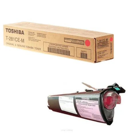 EOL TOSHIBA toner T281CEM magenta oryginalny 6AK00000047 10000 stron.