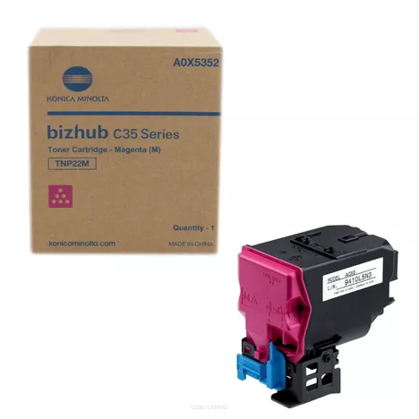 KONICA MINOLTA toner TNP22M A0X5352 magenta oryginalny 6000 stron