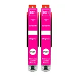 2-PAK Multibox Tusz do CANON CLI531M magenta zamiennik - 2
