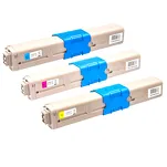 3-PAK Multibox Toner do OKI C332 MC363 XL cyan/magenta/yellow zamiennik - 3