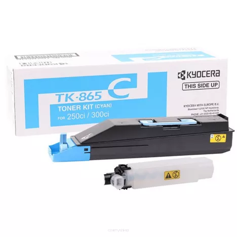 KYOCERA toner TK865C 1T02JZCEU0 cyan oryginalny 12000 stron