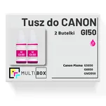 2-PAK Multibox Tusz do CANON GI50M magenta zamiennik - 2