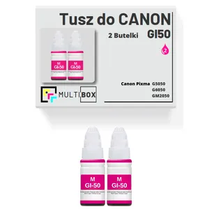 2-PAK Multibox Tusz do CANON GI50M magenta zamiennik