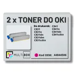 2-PAK Multibox Toner do OKI C831 C841 44844506 magenta zamiennik - 2