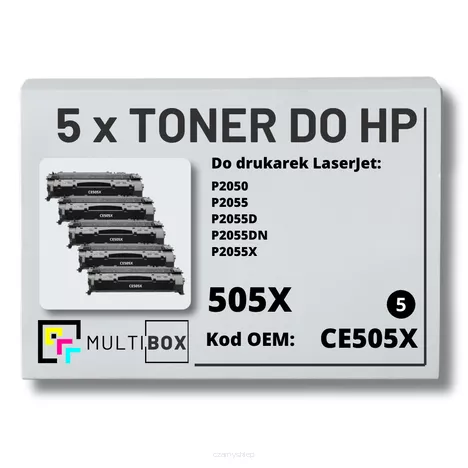 Toner do HP CE505X 05X P2050 P2055 5-pak zamiennik Multibox