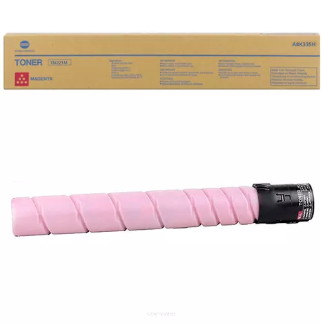 EOL KONICA MINOLTA toner TN221M A8K335H magenta oryginalny 10500 stron