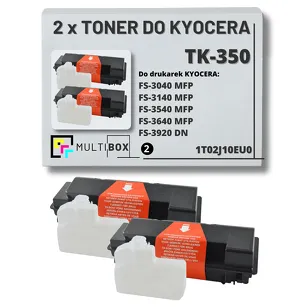 2-pak Toner do KYOCERA TK-350 1T02J10EU0 FS3920 2x15.0K Multibox zamiennik