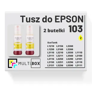 Tusz do EPSON 103 T00S4 C13T00S44A 2-pak yellow zamiennik Multibox