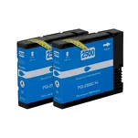 2-PAK Multibox Tusz do CANON PGI2500XLC cyan zamiennik - 2