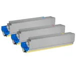 3-PAK Multibox Toner do OKI C822 cyan/magenta/yellow zamiennik - 3