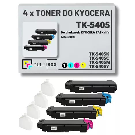 4-PAK Multibox Toner do KYOCERA TK5405 TASKalfa MA3500ci 17,0K/3x10,0K CMYK zamiennik