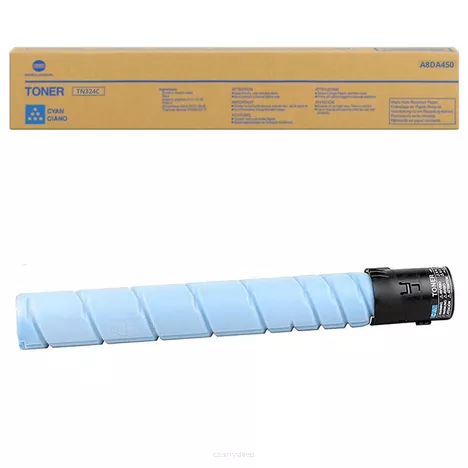 KONICA MINOLTA toner TN324C A8DA450 cyan oryginalny 26000 stron