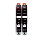 2-PAK Multibox Tusz do CANON CLI581BKXL black zamiennik - 2