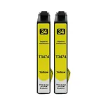 2-PAK Multibox Tusz do EPSON 34XL T3474 C13T34744010 yellow zamiennik - 2