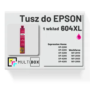 Tusz do EPSON 604XL T10H3 C13T10H34010 magenta zamiennik Multibox