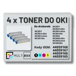 4-PAK Multibox Toner do OKI MC851 MC861 MC862 black/cyan/magenta/yellow zamiennik - 2