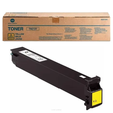 EOL KONICA MINOLTA toner TN213Y A0D7252 yellow oryginalny 19000 stron