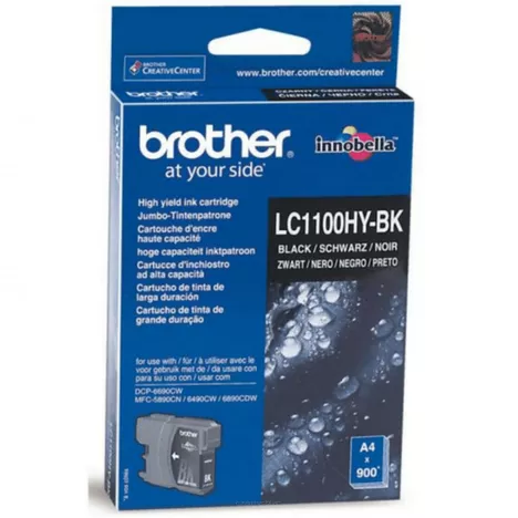 BROTHER tusz LC1100HYBK oryginalny czarny 900 stron