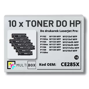 Toner do HP CE285X 85X P1102 M1132 10-pak Zamiennik Multibox