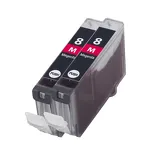 2-PAK Multibox Tusz do CANON CLI8M 0622B001 magenta zamiennik - 2