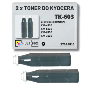 2-pak Toner do KYOCERA TK-603 370AE010 KM4530 KM5530 KM6330 KM7530 2x30.0K Multibox zamiennik