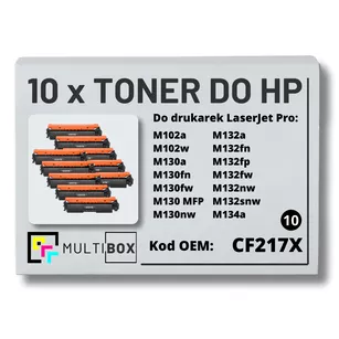 Toner do HP CF217H 17H M102 M130 10-pak zamiennik Multibox