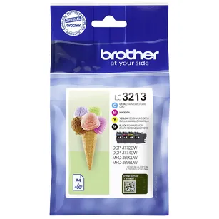 BROTHER tusz LC3213VAL oryginalny 4-pak CMYK 4x400 stron