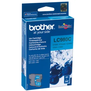 BROTHER tusz LC980C oryginalny cyan 260 stron
