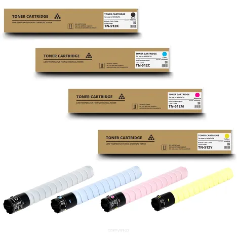 4-PAK Zamiennik Toner do KONICA MINOLTA TN512 CMYK Bizhub C454 C454e C554 C554e