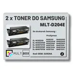 2-PAK Multibox Toner do SAMSUNG ProXpress M3825 M4025 MLTD204E SU925A 10K Zamiennik - 2