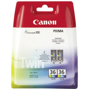 Canon oryginalny tusz CLI36 1511B025 1511B018 color 2-pak