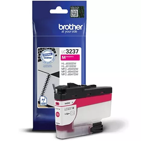 BROTHER tusz LC3237M oryginalny magenta 1500 stron