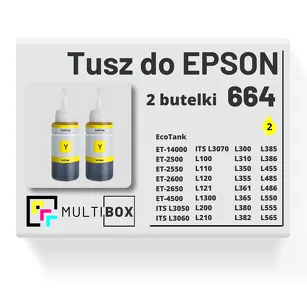 Tusz do EPSON 664 T6644 C13T66444A 2-pak yellow zamiennik Multibox