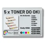 5-PAK Multibox Toner do OKI C5600 C5700 black/cyan/magenta/yellow zamiennik - 2
