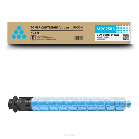 Toner do Ricoh MPC2503 841928 Cyan Zamiennik
