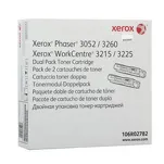 Xerox toner 106R02782 Phaser 3052 3260 WorkCentre 3215 3225 2-pak black oryginalny - 3