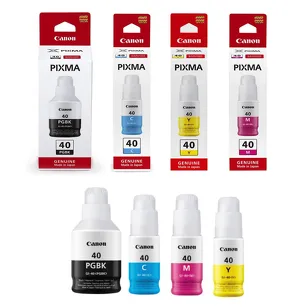 Canon oryginalny Tusz GI40PGBK GI40C GI40M GI40Y 4-pak