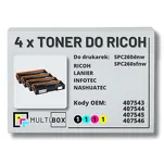 4-PAK Multibox toner do RICOH SPC260 407543 407544 407545 407546 zamiennik - 2
