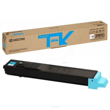 KYOCERA toner TK8115C 1T02P3CNL0 cyan oryginalny 6000 stron