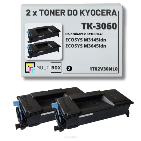 2-PAK Multibox Toner do KYOCERA TK3060 1T02V30NL0 ECOSYS M3145 idn M3645 idn 2x14.5K zamiennik