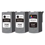 3-PAK Multibox Tusz do CANON PG40 CL41 black / color zamiennik - 2