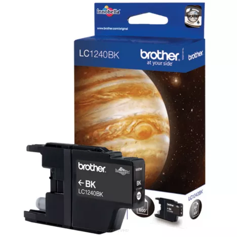 BROTHER tusz LC1240BK oryginalny czarny 600 stron